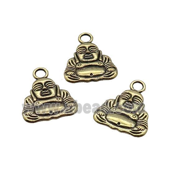 Tibetan Style Buddha Pendant Zinc Antique Gold