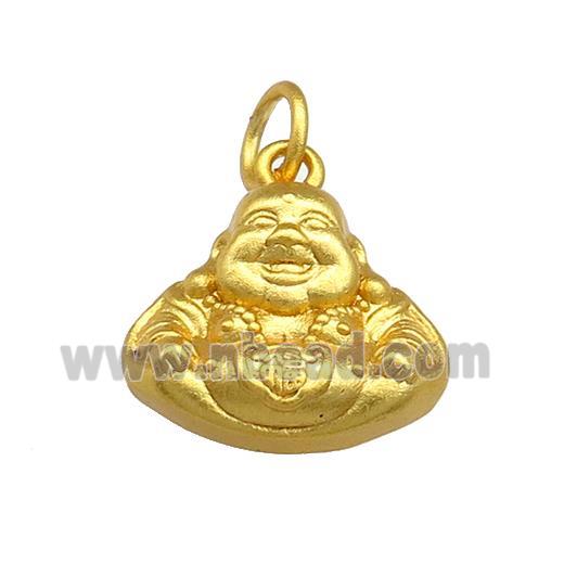 Copper Buddha Pendant Unfade 18K Gold Plated