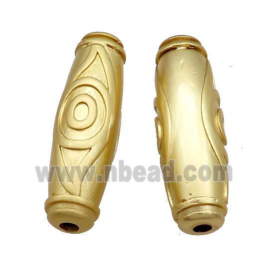 Copper Rice Beads Eye Unfade Large Hole Gold Plated
