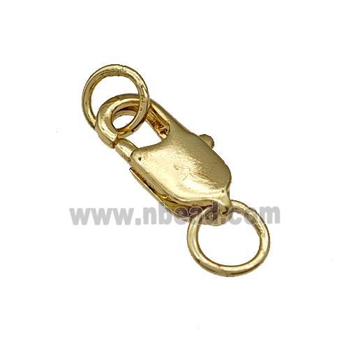 Copper Clasp 14K Gold Plated
