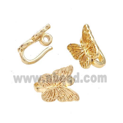 Copper Bails Butterfly KC Gold Plated