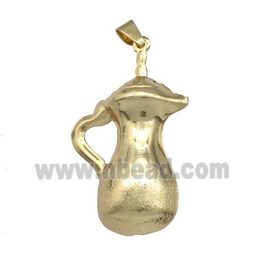 Copper Cup Charms Pendant Gold Plated