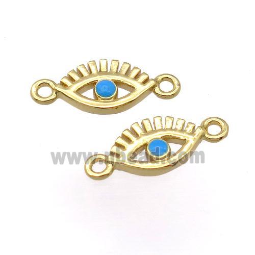 copper eye connector, gold plated