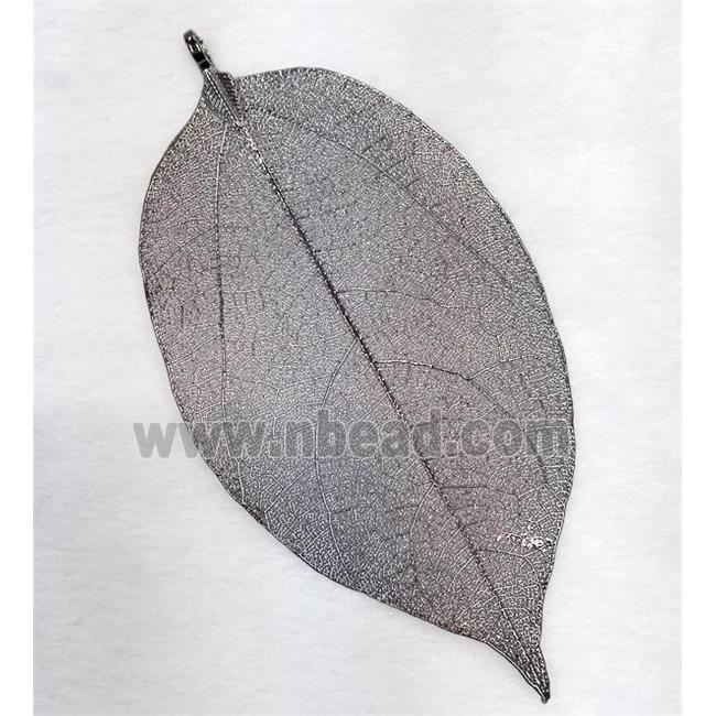 Unfading copper leaf, black plated