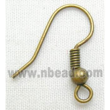Antique Bronze Iron Earring Wire