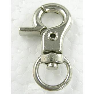Keychain clasp, Platinum Plated