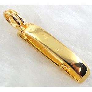 Gold Plated Copper Hinged Bails and slides