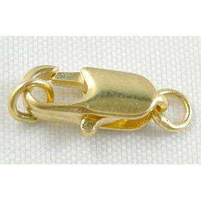 Gold Plated Copper Lobster Clasp