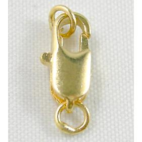 Gold Plated Copper Lobster Clasp