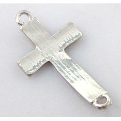 Bracelet bar, connector, platinum plated