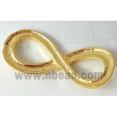 bracelet bar, alloy connector, gold