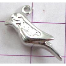 Platinum Plated Bird Pendant, copper, Nickel Free