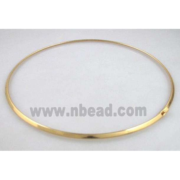 Gold Plated Copper Necklace, nickel free