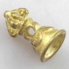 copper Phurba pendant, brass