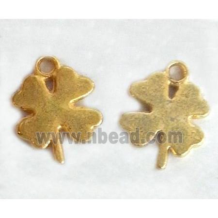 alloy pendant, gold plated