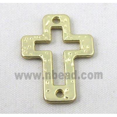 cross alloy connector, duck-gold