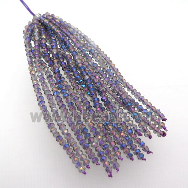 halfblue crystal glass Tassel pendant