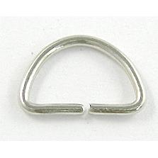 Nickel Color Triangle Jump Rings