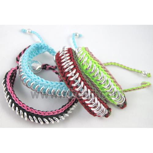 mixed friendship Bracelets, resizable, hand-made