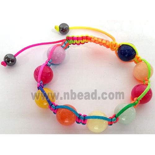 Friendship Bracelets, resizable, mixed color, hand-made