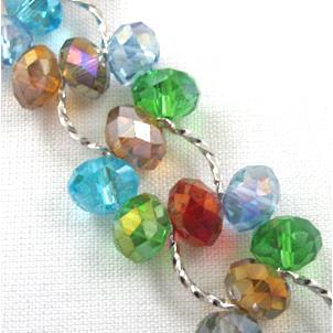 Chinese Crystal glass Bracelet, colorful