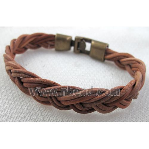 Genuine Leather Bracelet, Mix