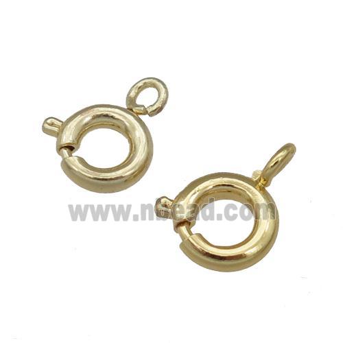 copper Clasp, gold plated