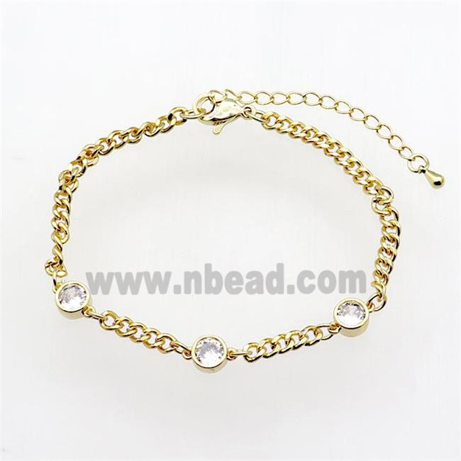 copper Bracelet, adjustable, gold plated