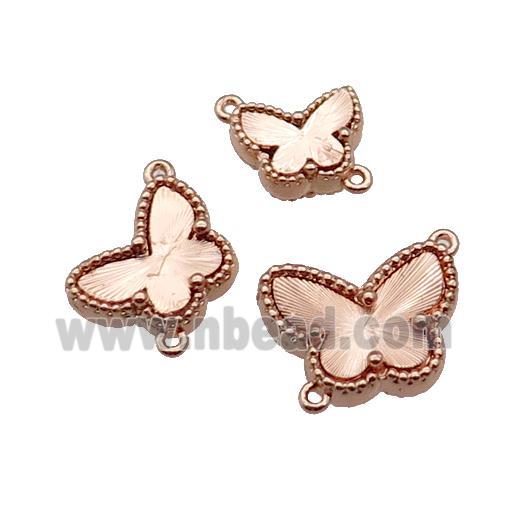 copper Butterfly connector, rose gold