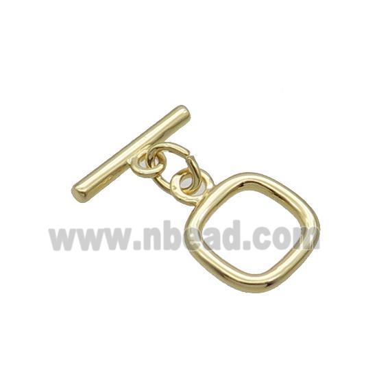 Copper Toggle Clasp Unfade 18K Gold Plated