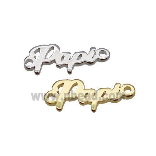 Copper Papi Connector Letter Mixed