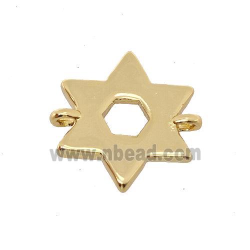 Copper Star Connector Gold Plated