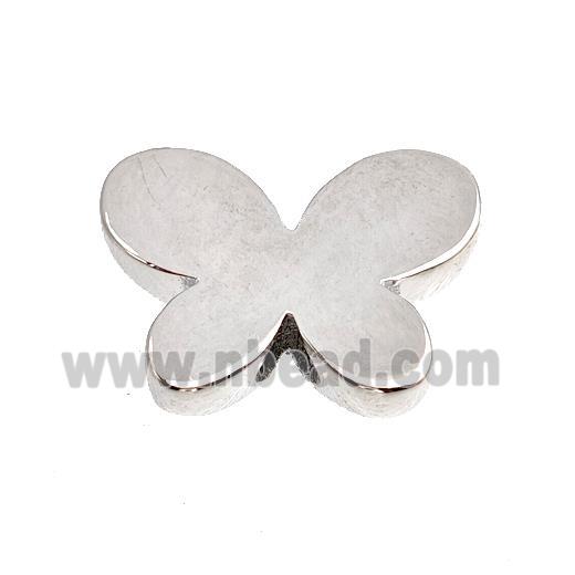 Copper Butterfly Beads Platinum Plated
