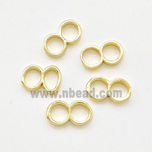 Copper 8-Link Connector Gold Plated