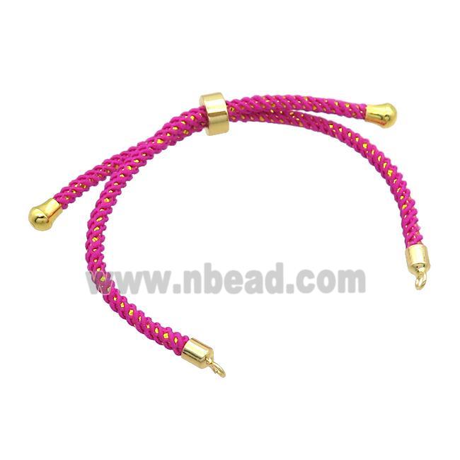 Hotpink Nylon Bracelet Chain