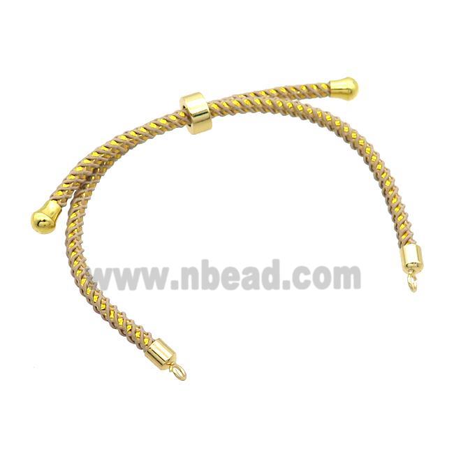 Khaki Nylon Bracelet Chain