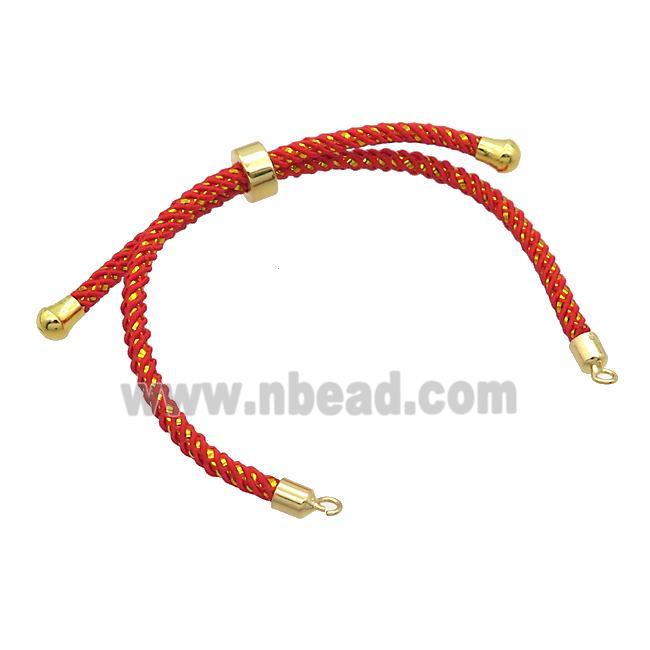 Red Nylon Bracelet Chain