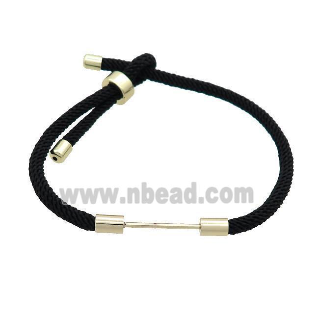 Black Nylon Bracelet Chain