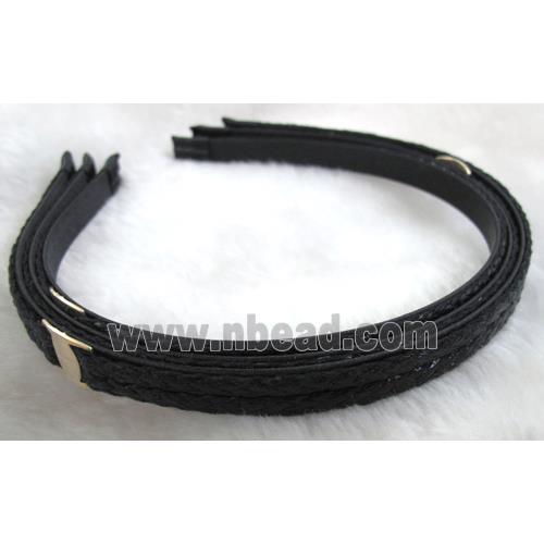 Head Bands, steel alloy, waxed cord-braiding