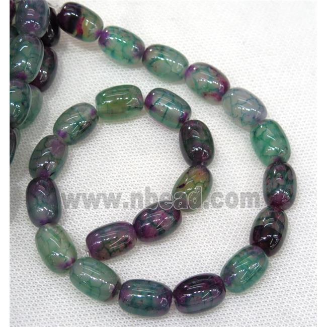 Agate barrel Beads
