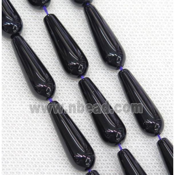 darkpurple Agate teardrop beads