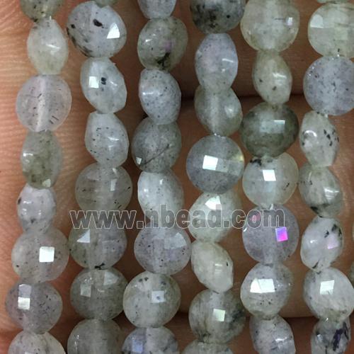 Labradorite coin beads