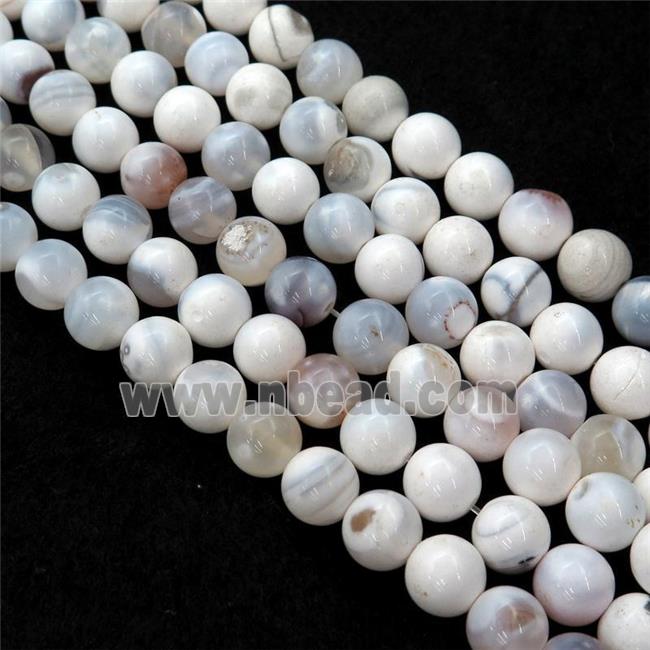 fire agate beads, round