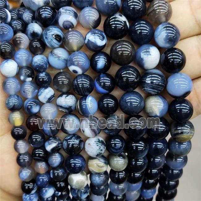 round Agate beads, dye