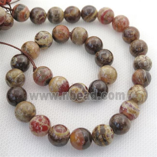Ancient Cellar Agate Beads Smooth Round