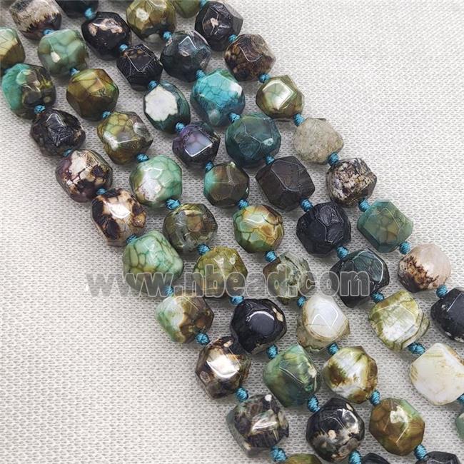 green Ocean Jasper Beads, freeform