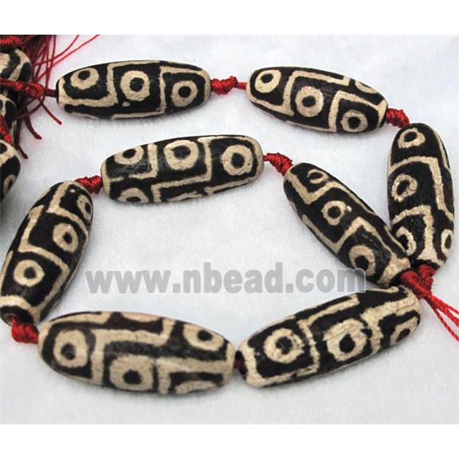tibetan style agate beads, barrel, rough