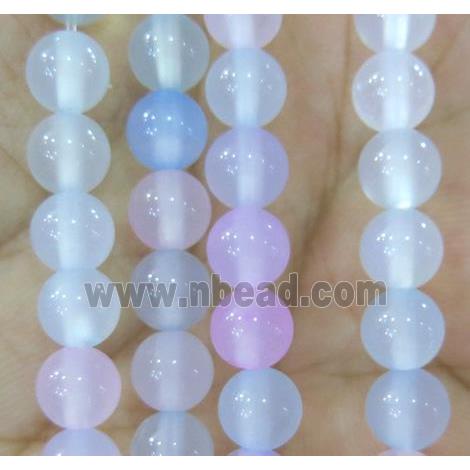 round agate beads, mixed color