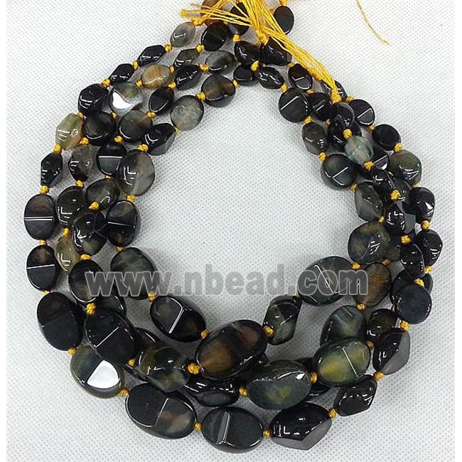 Agate beads Necklace Chain, freeform