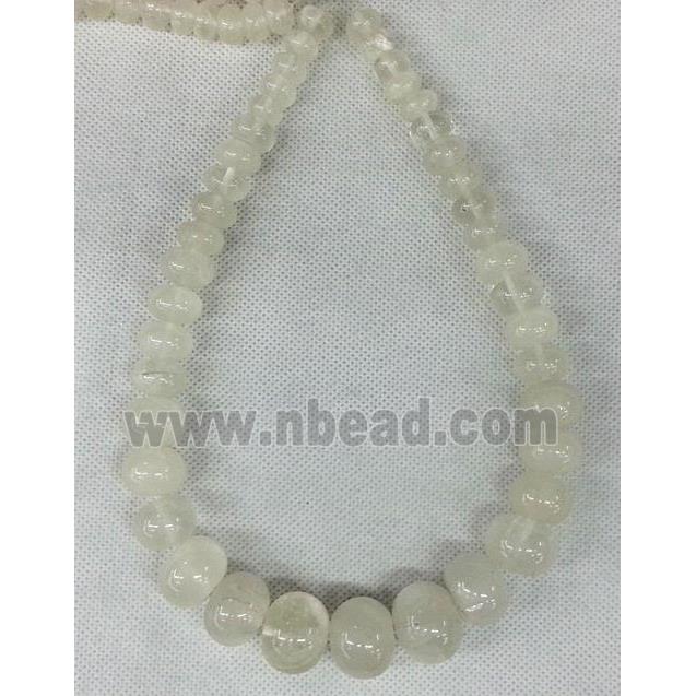 Agate stone beads necklace chain, abacus